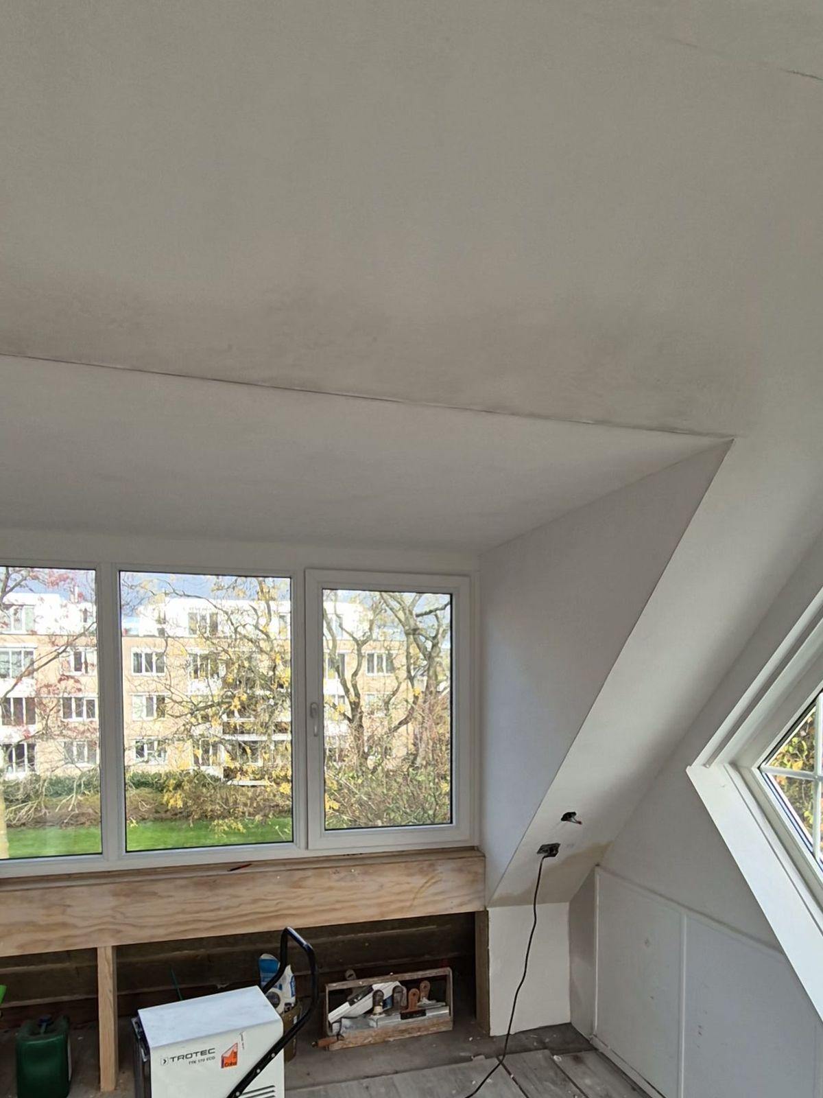 Attic room with a dormer, Amstelveen (finishing stage) - after renovation